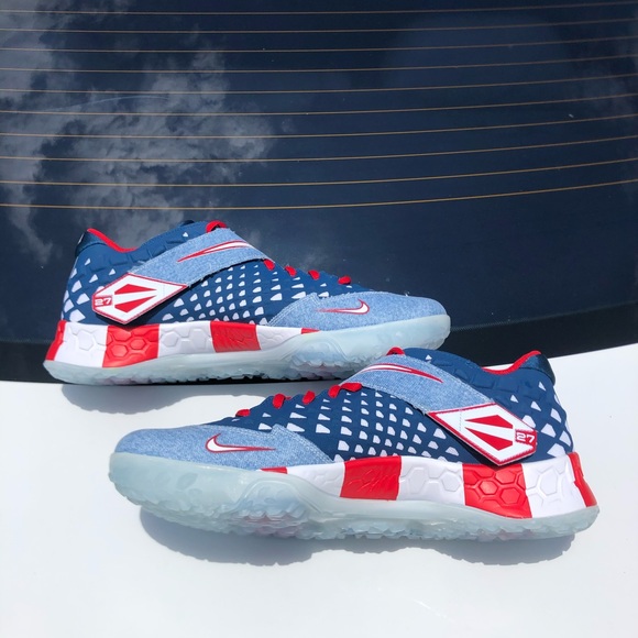 Nike Force Zoom Trout 6 Turf USA Flag Shoes New! - Picture 3 of 5